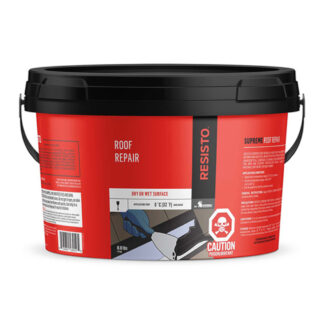 Resisto 53019 8.8lb Supreme Roof Repair Plastic Cement - Black