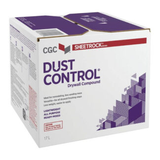 CGC Sheetrock 380230 17L Dust Control Drywall Compound Paste - Off-White