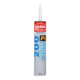 LePage 1421928 295ml PL 200 Drywall & Paneling Construction Adhesive - Tan