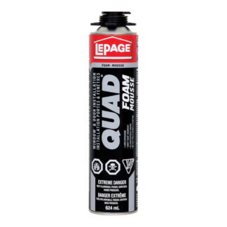 LePage 1482482 598g Quad Window & Door Foam Sealant - Tan