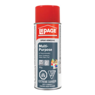 LePage 1726249 312g Multi-Purpose Spray Adhesive - White