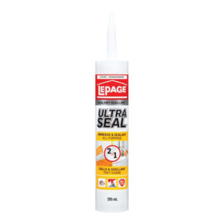 LePage 1787493 295ml 2-in-1 Ultra Seal Adhesive & Sealant - Clear