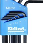 Eklind 10509 Hex Key Set, 9-Piece, Steel, Black