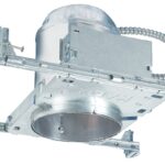 Halo H5ICAT Light Housing, 5 in Dia Recessed Can, Aluminum