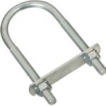 National Hardware N222-166 U-Bolt, 5/16-18 Thread, 1-1/2 in L Thread, Steel, Zinc Sells in Quantity of 5