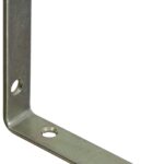 National Hardware 115BC Series N264-200 Corner Brace, 3-1/2 in L, 3/4 in W, Steel, Zinc, 0.12 Thick Material Sells in Quantity of 10