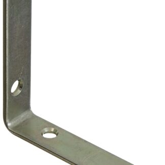 National Hardware 115BC Series N264-200 Corner Brace, 3-1/2 in L, 3/4 in W, Steel, Zinc, 0.12 Thick Material Sells in Quantity of 10