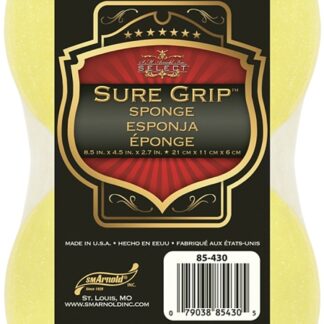 SM Arnold Sure Grip 85-430 Sponge, 8-1/2 in L, 4-1/2 in W, 2.7 in Thick, Polyether