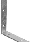 National Hardware 115BC Series N220-178 Corner Brace, 8 in L, 1-1/4 in W, Steel, Zinc, 0.22 Thick Material