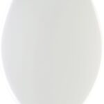 Mayfair 180SLOW000 Toilet Seat, Elongated, Plastic, White, Hex-Tite Hinge