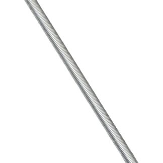 Stanley Hardware N179-606 Threaded Rod, 3/8-16 Thread, 72 in L, A Grade, Steel, Zinc, UNC Thread