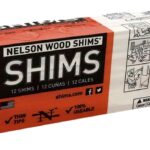 Nelson PSH8/12/36/65 Shim, 8 in L, 1-3/8 in W, 1/4 in Thick, Pine Wood Sells in Quantity of 36