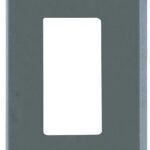Atron Traditional Series 2-161R Wallplate, 4-15/16 in L, 2-7/8 in W, 1-Gang, Metal, Chrome