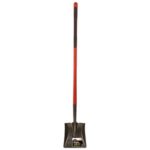 Garant 80451 Shovel, 9-1/2 in W Blade, Steel Blade, Resin Handle, Long Handle