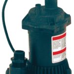 Flotec FP0S1250X-08 Submersible Utility Pump, 115 V, 0.166 hp, 1 in Outlet, 1200 gph, Thermoplastic