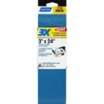 NORTON 49270 Sanding Belt, 3 in W, 24 in L, 80 Grit, Medium, Zirconia Aluminum Abrasive
