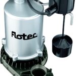 Flotec FPZT7450 Sump Pump, 7.5 A, 115 V, 0.75 hp, 1-1/2 in Outlet, 26 ft Max Head, 420 gph, Zinc