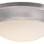 Boston Harbor CL500-AC Flush Mount Ceiling Fixture, 120 V, 15 W, 1-Lamp, LED Lamp, 800 Lumens, 3000 K Color Temp