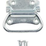 National Hardware V175 Series N117-002 Chest Handle, 4.23 in L, 3-1/2 in W, Steel, Zinc