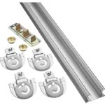 National Hardware N343-079 By-Passing Door Hardware, Nylon/Steel, Galvanized