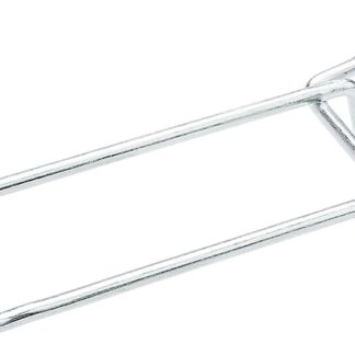 National Hardware N180-037 Peg Hook, 4 in L x 2 in W Dimensions, 4 in, 1/8, 1/4 in Opening, Steel, Zinc