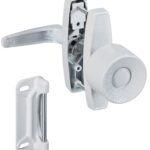 National Hardware V1307 Series N212-993 Knob Latch, Zinc, 5/8 to 1-3/8 in Thick Door