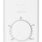Stelpro SWT SWT1CC Line Voltage Mechanical Thermostat, 120 to 277 V, White