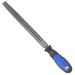 Vulcan JL-F003 File, Half-Round Profile, Half Round Pattern, Double Cut Cut, 3/4 in W Blade, Cushion-Grip Handle