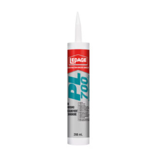 LePage 2954618 266ml PL 700 Tub Surround Construction Adhesive - Tan