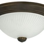Canarm IFM21113 Ceiling Light Fixture, 2-Lamp, Oil-Rubbed Bronze Fixture