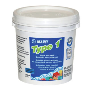 Mapei 1040011 Tile Adhesive, White, 3.79 L