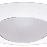 Halo 300P Recessed Light Trim, Metal Body, White