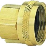Gilmour 805574-1001 Hose Adapter, 1/2 x 3/4 in, FNPT x FNH, Brass, For: Garden Hose