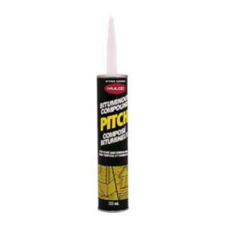 Mulco 136950 300ml Pitch Bituminous Compound Sealant - Black