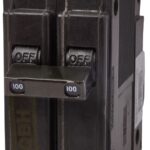 Eaton QBH2100 Replacement Classic Circuit Breaker, Type QBH, 100 A, 2-Pole, 120/240 VAC