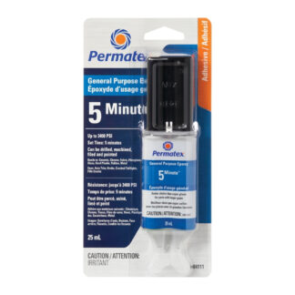 Permatex 84111 0.84oz 5-Minute General Purpose Epoxy 2-Part Syringe