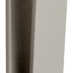 National Hardware Reed N336-704 Door Knocker, Aluminum, Satin Nickel, 1/8 in Mounting Hole