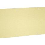 National Hardware N270-353 Kickplate, 34 in L, 8 in W, 0.04 in Gauge, Aluminum, Brushed Gold