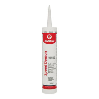 Red Devil 00131CA 10.1oz Speed Demon Acrylic Latex Caulking - White