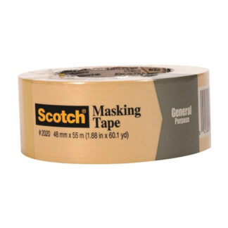 Scotch 2020-2A 60yd x 2" Masking Tape - Beige