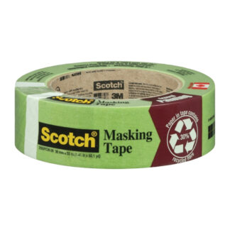 Scotch 2055PCW-36MM 55m x 24mm Painter's Masking Tape - Green