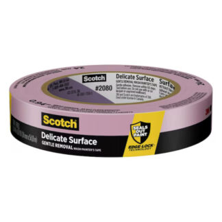 Scotch 2080EL-24N 60yd x 0.94" Delicate Surface Painter's Tape - Purple