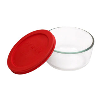 Pyrex® 1069619 4-3/4" x 2-1/4" Glass Food Container