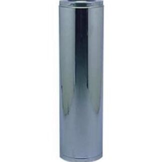 Selkirk SuperVent 2100 JM7S18 Chimney Pipe, 11 in OD, 18 in L, Stainless Steel