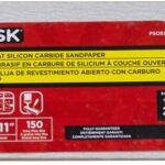 Task PSO6150 Drywall Sandpaper, 11 in L, 3-5/16 in W, 150 Grit, Very Fine, Silicone Carbide Abrasive Sells in Quantity of 25