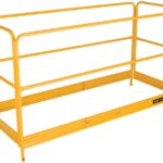 METALTECH Jobsite Series I-CISGRJP Guardrail System, Steel, Powder-Coated