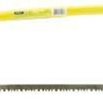 STANLEY 15-451 Bow Saw, 24 in L Blade, Steel Blade, 4 TPI, Plastic/Rubber Handle