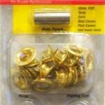 STANLEY FG238K Grommet Kit, Includes: (24) 3/8 in Grommets, (1) Flaring Tool, (1) Base, (1) Hole Punch