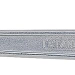 STANLEY 87-369 Adjustable Wrench, 8 in OAL, 1-1/20 in Jaw, Steel, Chrome