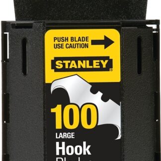 Stanley 11-983A Hook Large Snap-Off Blade, For Use With Standard Utility Knives, 1-7/8 in L, Steel